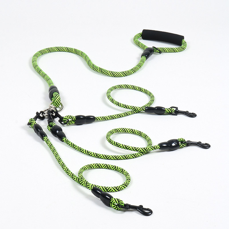 Nylon Weave Three Heads One Dr - Retractable Dog Leash ulasan dan harga