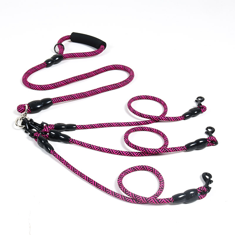 Nylon Weave Three Heads One Dr - Retractable Dog Leash ulasan dan harga