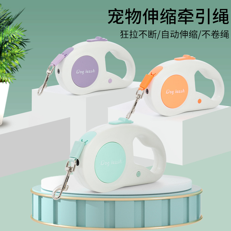 Pet leash Retractable leash La - Retractable Dog Leash ulasan dan harga