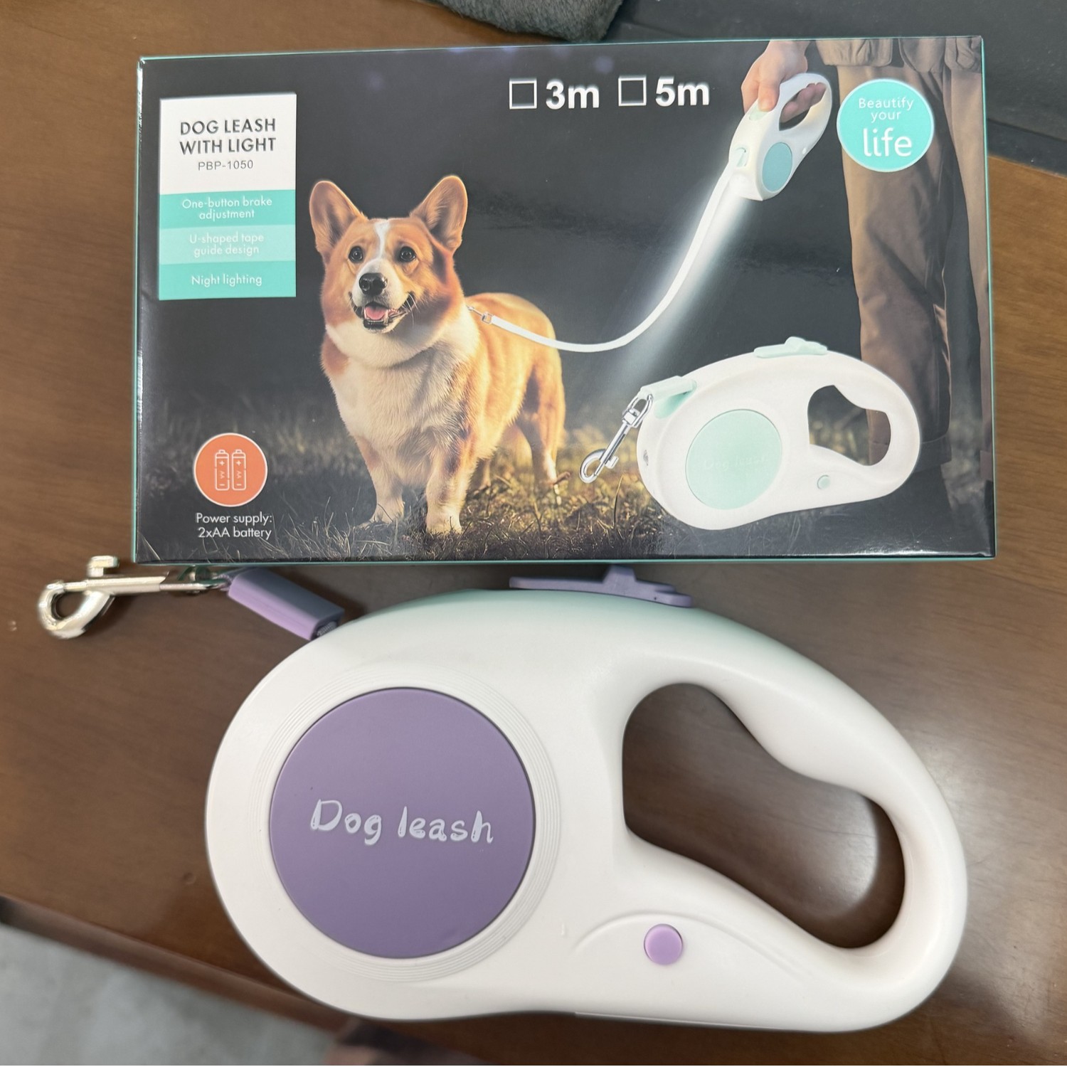 Pet leash Retractable leash La - Retractable Dog Leash ulasan dan harga