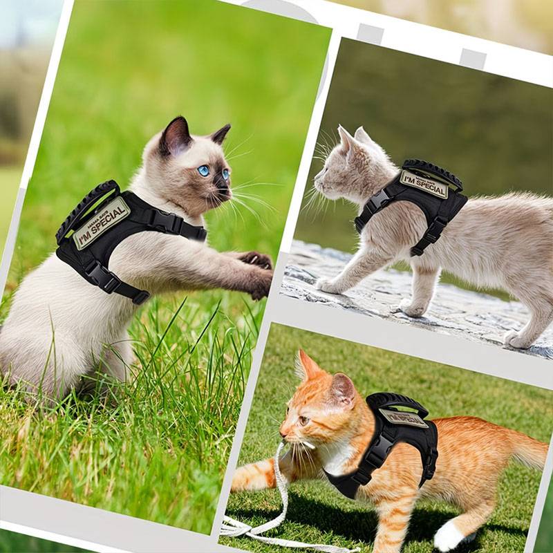 Breathable Tactical Pet Harnes - Retractable Dog Leash ulasan dan harga
