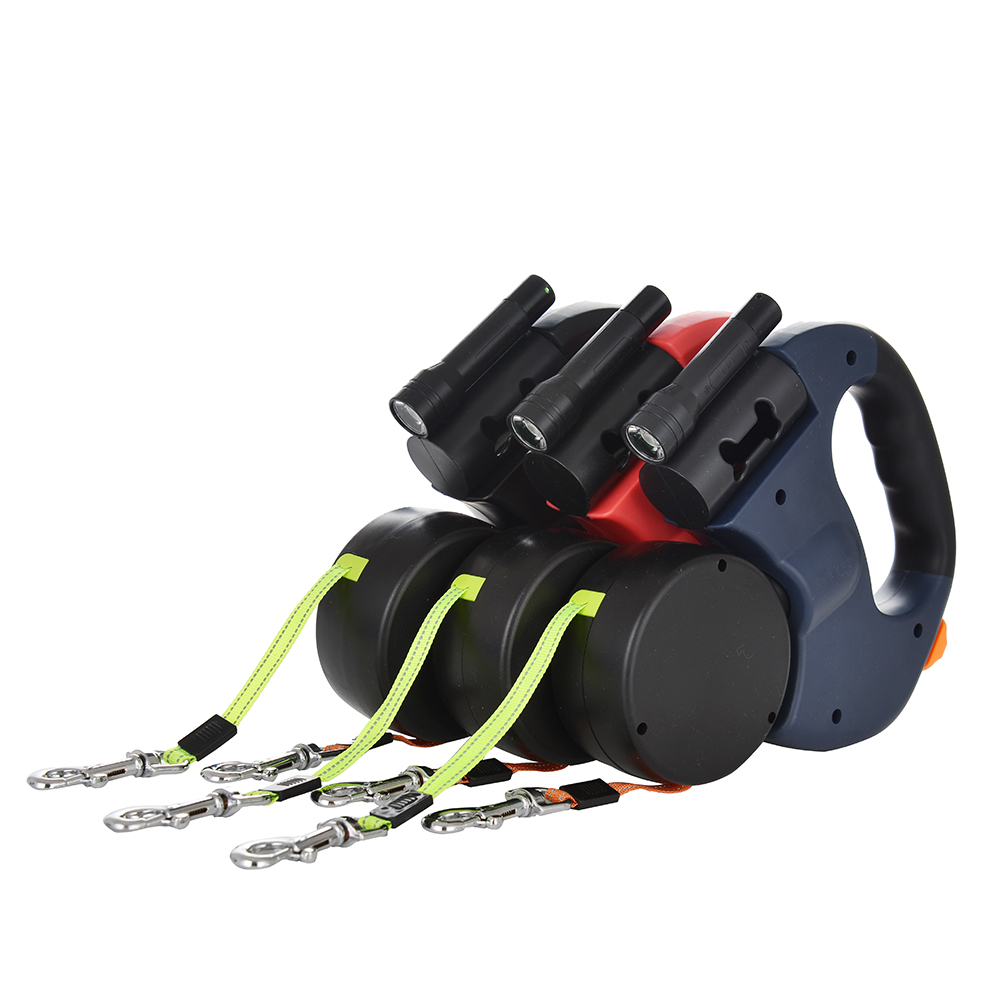 Dual Pet Leash for 2 Dogs Retr - Retractable Dog Leash ulasan dan harga